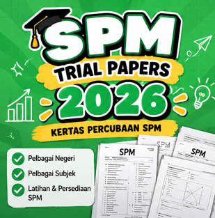 SPM Trial Papers 2026, green cover